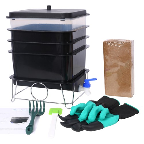 Worm farm compost bin - worm,