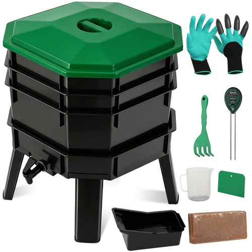 Tray worm compost - 3, bin