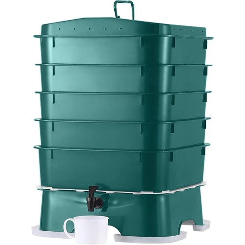 Worm composting bin tray - worm,
