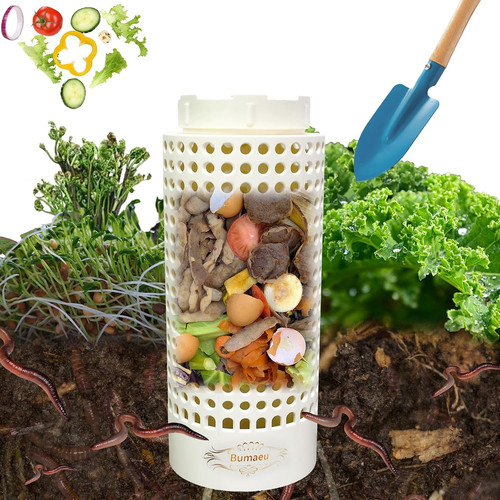 Underground worm farm garden - underground,